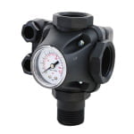 Presostat mecanic, cu manometru, 1.4-2.8 bar, PMW114, Everline - imagine 2