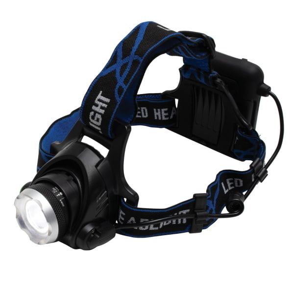Lanterna frontala, LED, alimentare baterii, 3 moduri de iluminare, HLM 4, Home