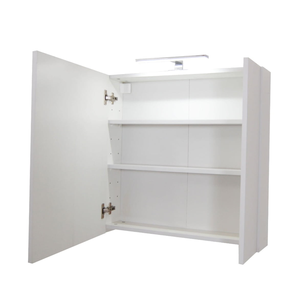 Dulap baie, cu oglinda, alb, 60 cm, Serena, BadenMob - imagine 2