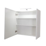 Dulap baie, cu oglinda, alb, 60 cm, Serena, BadenMob - imagine 2