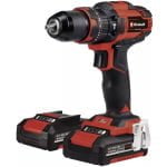 Masina de insurubat si gaurit, fara fir, 2 x 1.5 Ah, TE-CD 18/40-1 Li, Einhell