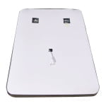 Oglinda baie, cu iluminare LED, intrerupator touch, rama neagra, 60 x 80 cm, BadenMob - imagine 2