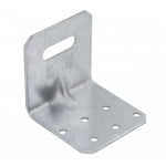 Coltar perforat reglabil, ranforsat, 80 x 80 x 80 x 2 mm, KMRP 2