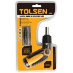 Surubelnita cu clichet, 14 in 1, 12 varfuri, Tolsen - imagine 2