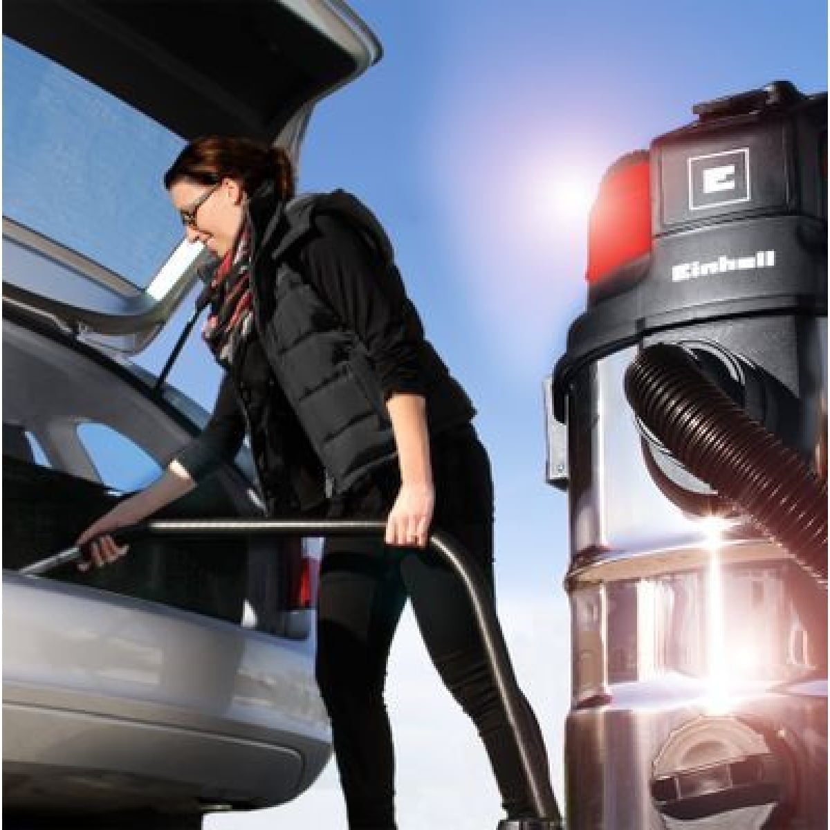Aspirator umed uscat, 1200 W, TE-VC 2340 SA, Einhell - imagine 3