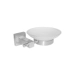 Suport inox, cu savoniera sticla, SC-02, Sanobi