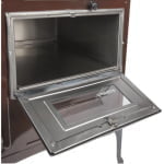 Soba de gatit, Fantazia, din tabla emailata, usa alimentare stanga, evacuare fum dreapta - imagine 3