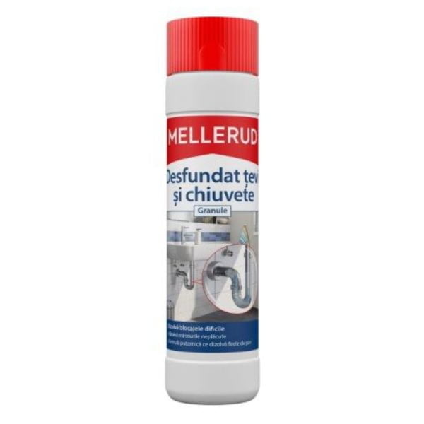 Granule pentru desfundarea tevilor, 0.6 kg, Mellerud