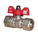 Robinet fluture pentru pexal, 16 x 1/2”, FI - imagine 2