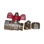Robinet fluture pentru pexal, 16 x 1/2”, FI - imagine 4
