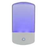 Sonerie fara fir, DB 1002AC/M, 8 melodii, 100 m, lumina de veghe, alimentare priza / baterii, alb + albastru - imagine 4