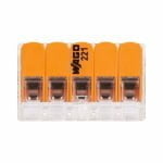 Clema legatura, 5 poli, 0,2-4 mm, 400 V, 32 A, Wago - imagine 2