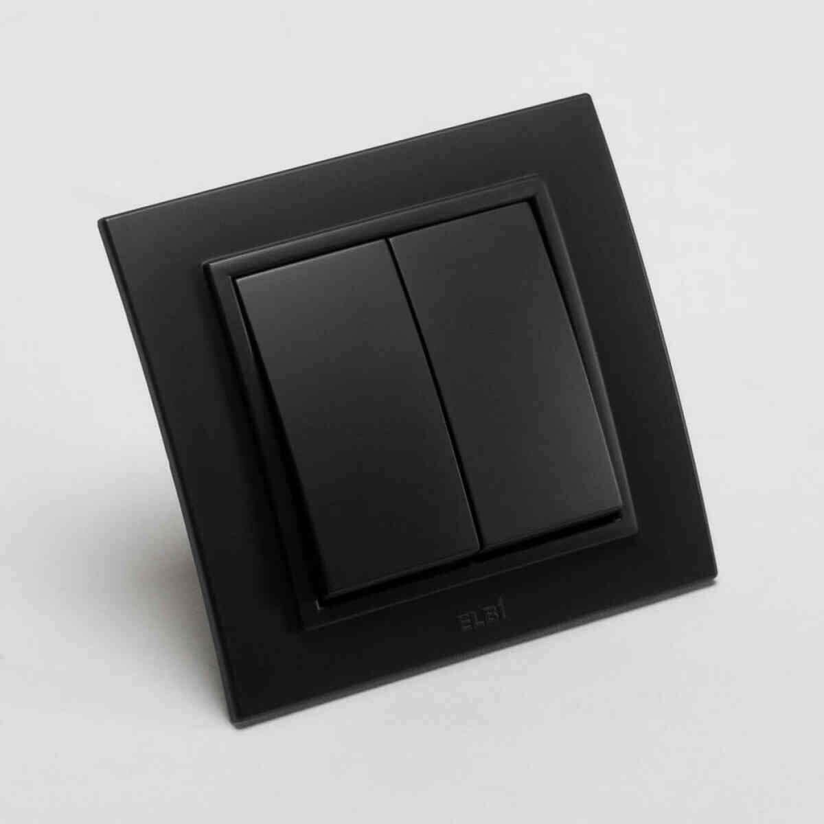 Comutator, negru mat, Zena, ST, Elbi Electric - imagine 2