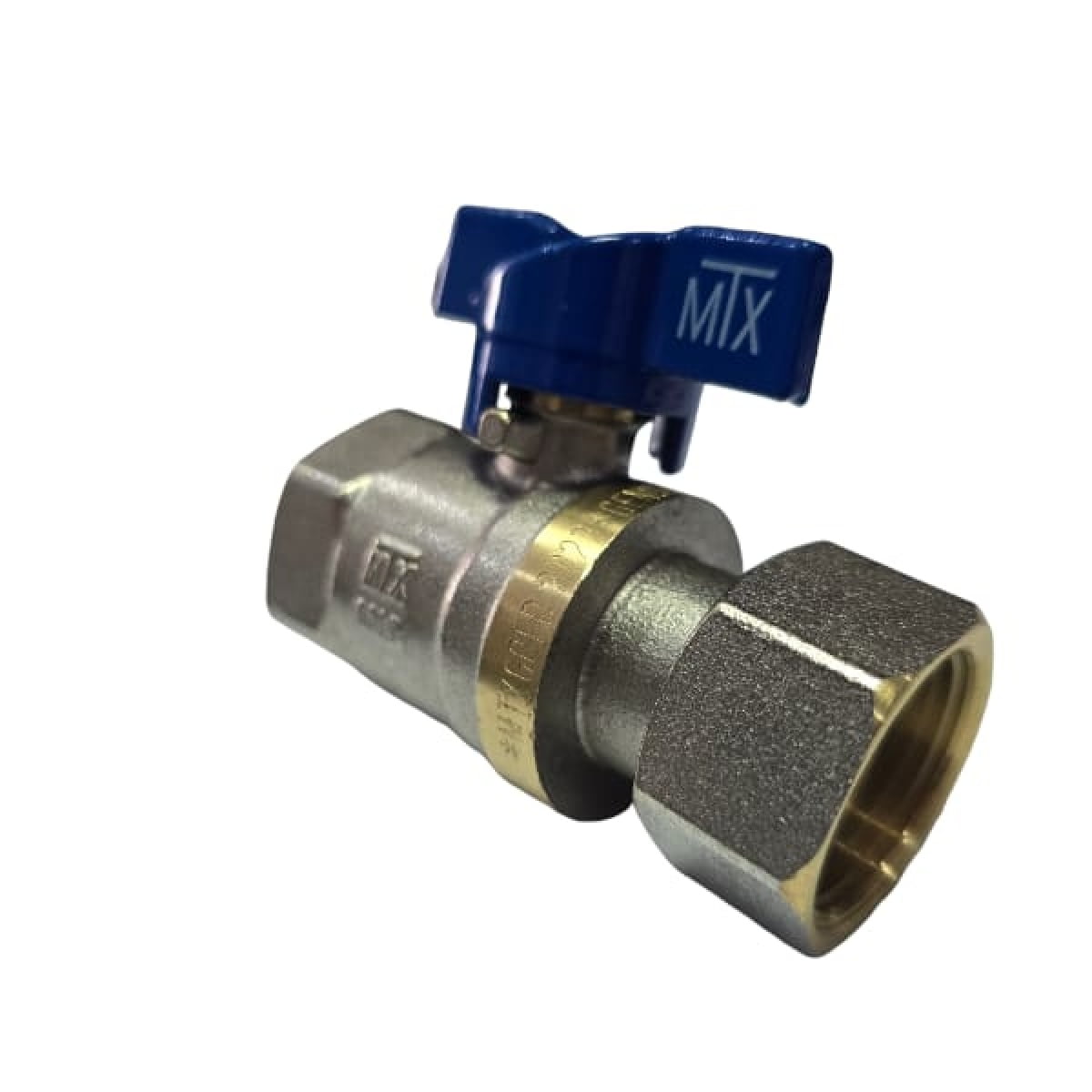 Robinet de trecere cu bila, cu holender, FI-FI, 1/2", PN40 - imagine 2
