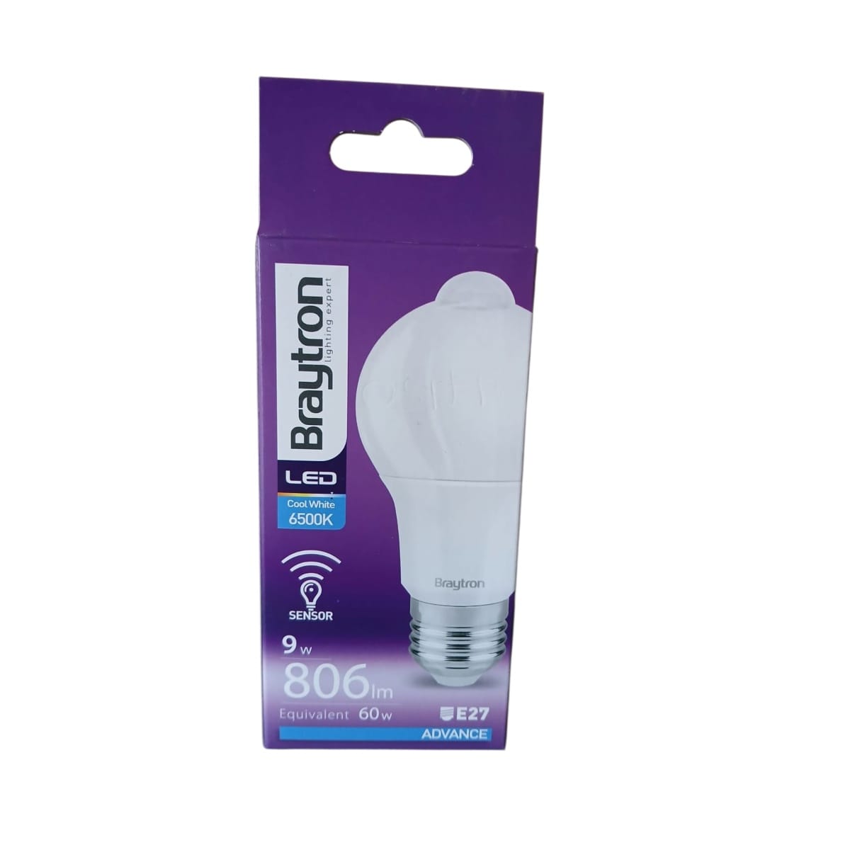 Bec led 9w senzor Braytron - imagine 2