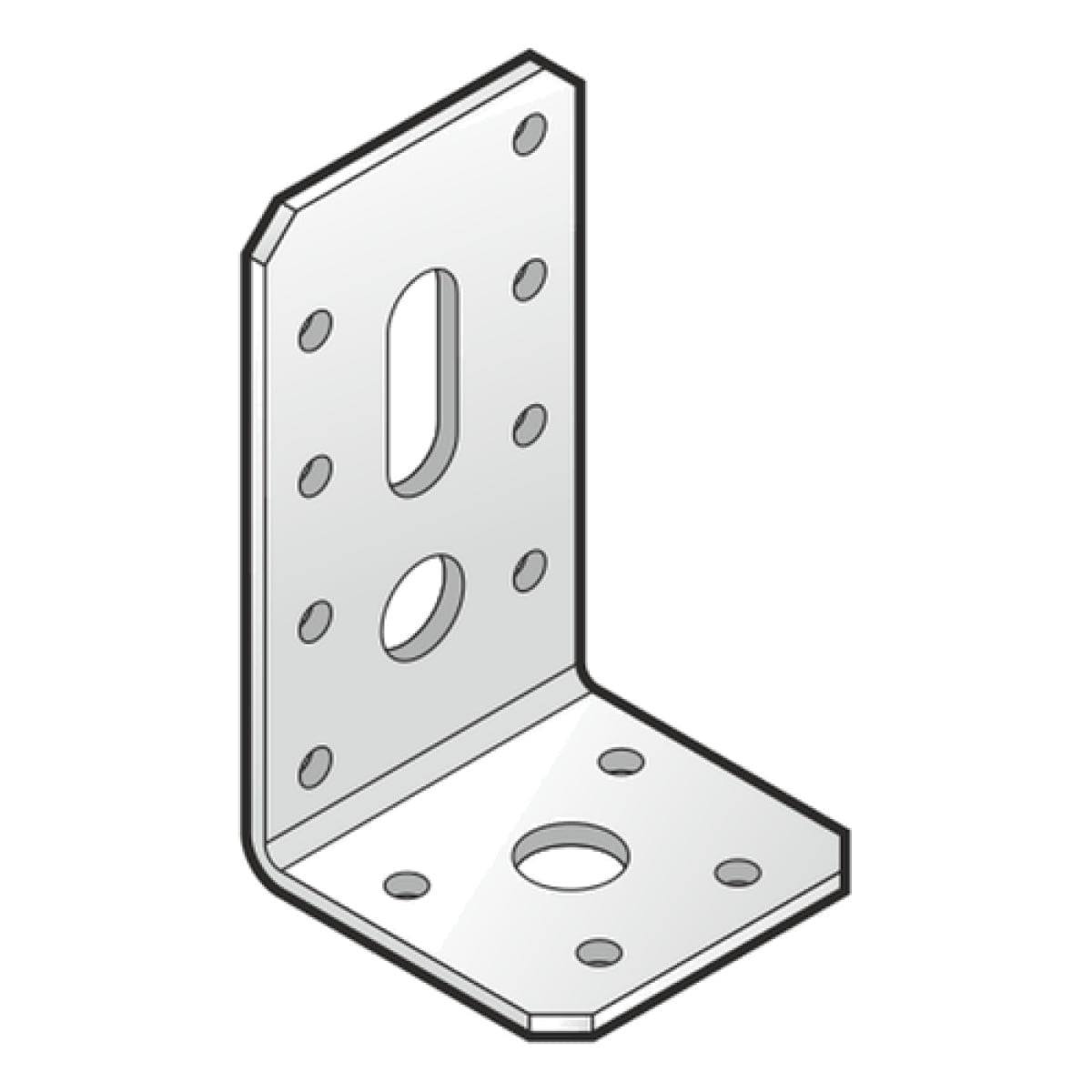Colțar reglabil 90 x 50 x 50 x 3,0 mm, KR5 - imagine 2