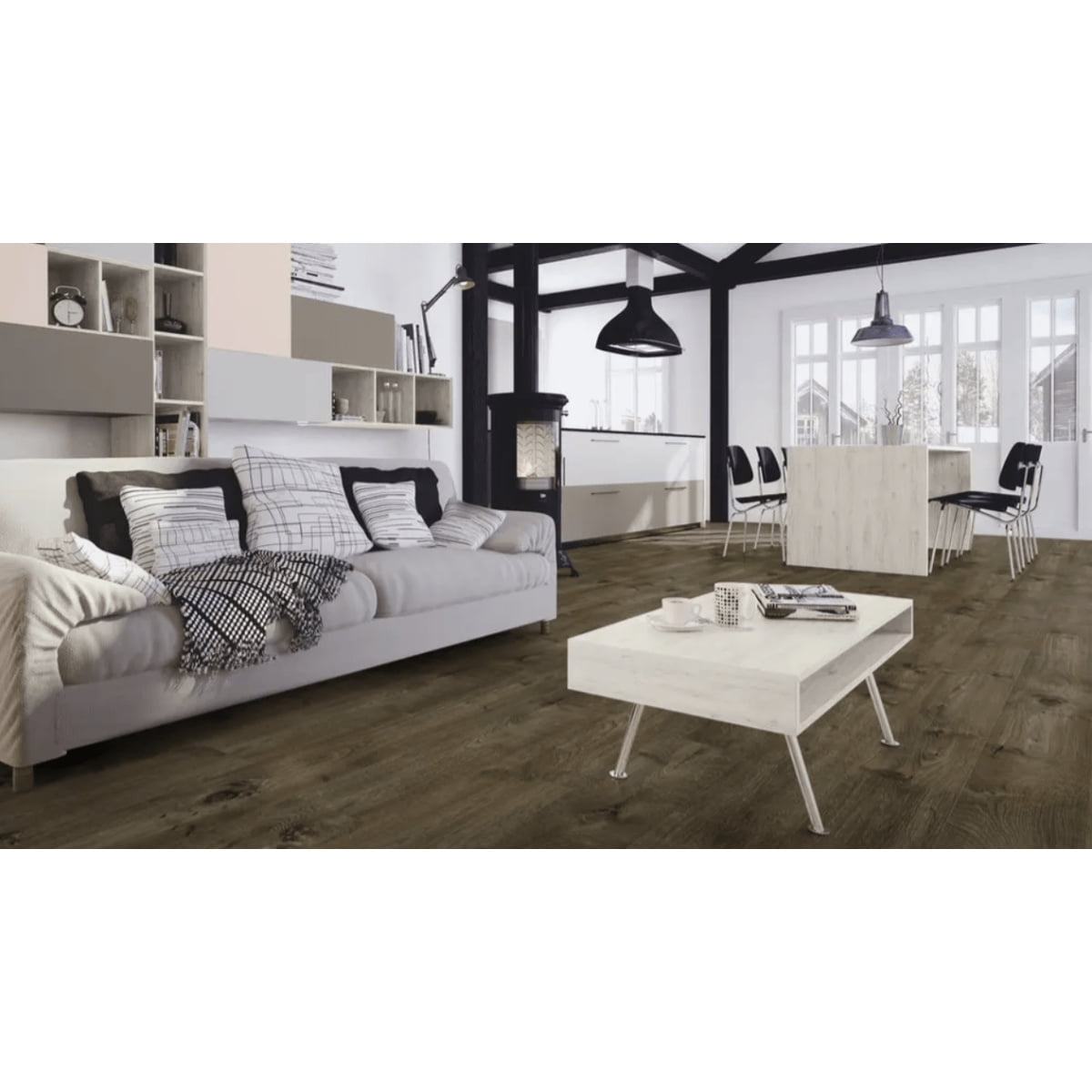 Parchet laminat, 10 mm, stejar indian, 3875, AC4, 1380 X 159 mm - imagine 2