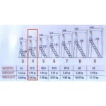 Scara, metalica, 4+1 trepte, 125kg/160 cm - imagine 2