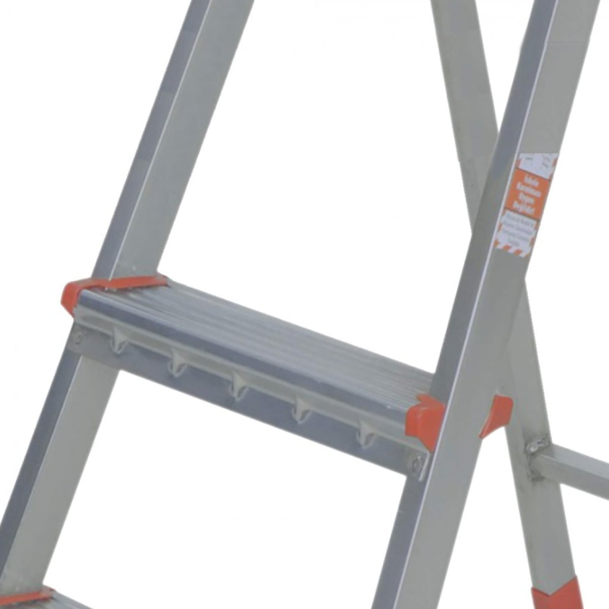 Scara, metalica, 6+1 trepte, 120kg/216 cm - imagine 4