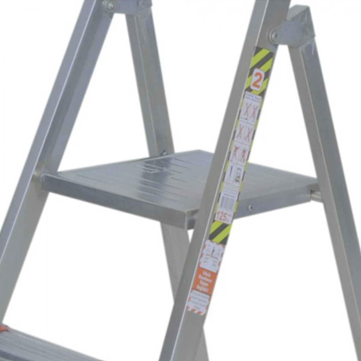 Scara, metalica, 6+1 trepte, 120kg/216 cm - imagine 3