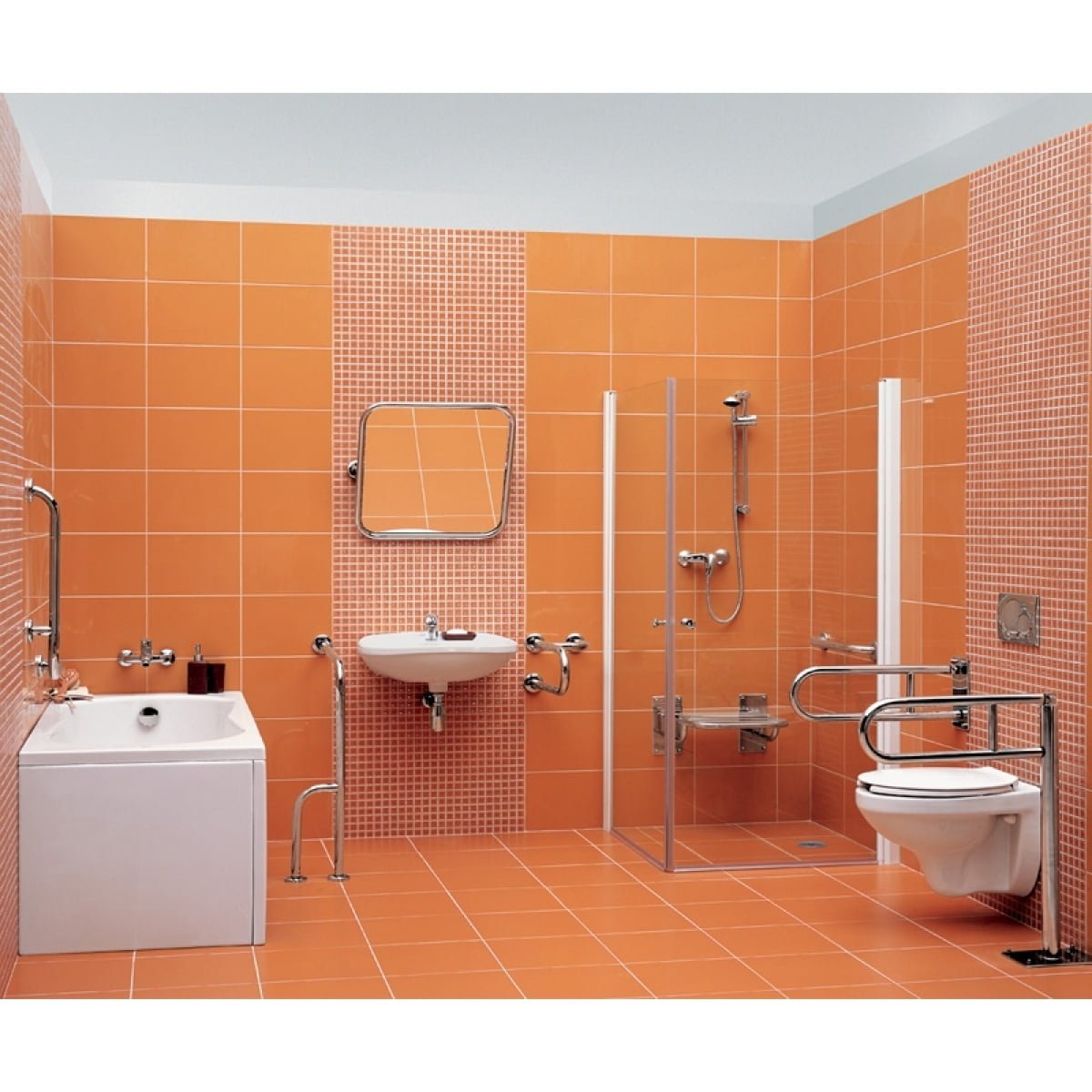 Capac WC, pentru persoane cu dizabilitati, alb, Cersanit, Etiuda, Duroplast - imagine 2
