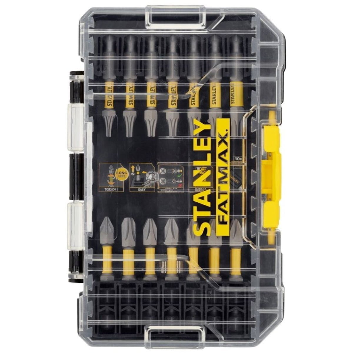 Set biti, 22 buc, impact, PH-PZ-TX, 50 mm, cu adaptor magnetic, Stanley - imagine 2