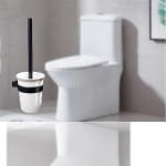 Perie WC, culoare neagra, pahar sticla, prindere perete - imagine 4