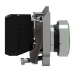 Buton, revenire cu arc, verde, Ø22, XB4BA3311, Schneider - imagine 2