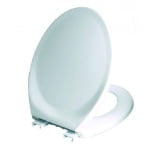 Capac WC, din polipropilena, Club 40, alb, inchidere standard, 375 x 440 mm, Wirquin - imagine 3