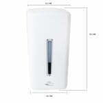Dozator sapun, 1000 ml, cu senzor, alb mat - imagine 2