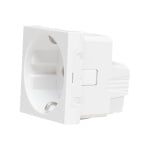 Priza, schuko, 2M, alb, Unica, NU303618, Schneider Electric - imagine 2