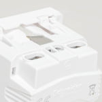 Priza, schuko, 2M, alb, Unica, NU303618, Schneider Electric - imagine 3