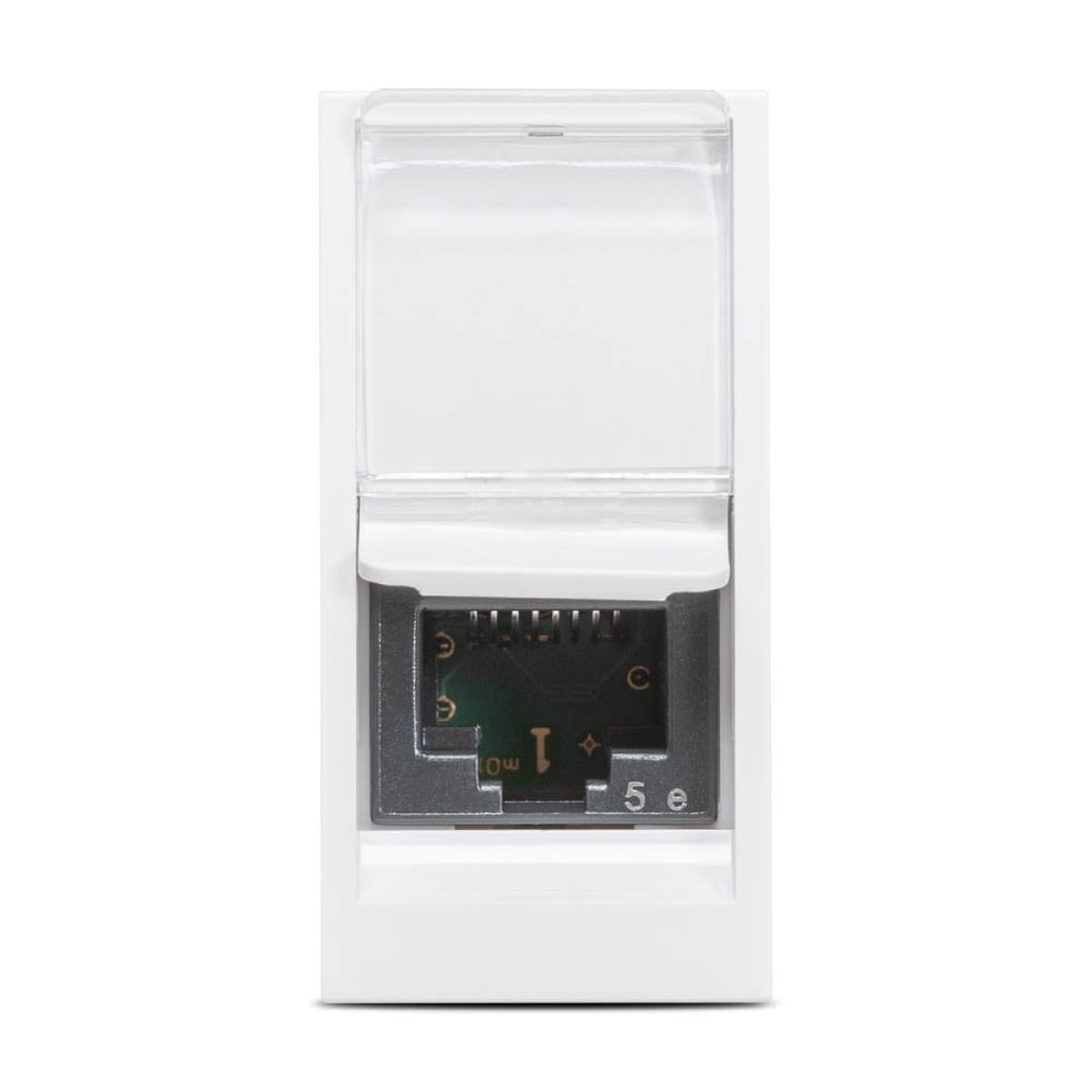 Priza internet, RJ45 UTP CAT5e, incastrata, alba, 1M, NU341018, Unica, Schneider Electric - imagine 2