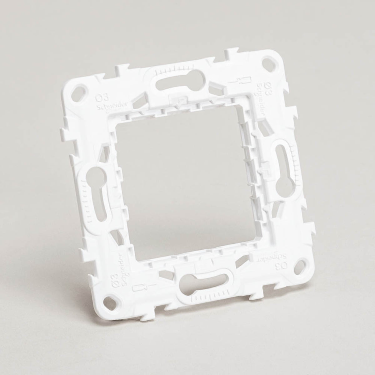 Suport de fixare, doză rotundă, 2M, plastic, Unica, NU7002P, Schneider Electric - imagine 2