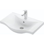 Mobilier baie, baza si lavoar, 60 cm, alb, seria 153, BadenMob - imagine 5