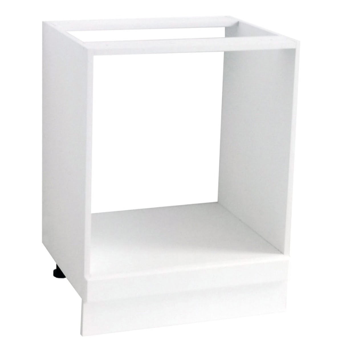Mobilier bucatarie, corp inferior, square, cuptor, 60 cm, MDF, alb, Badenmob - imagine 2