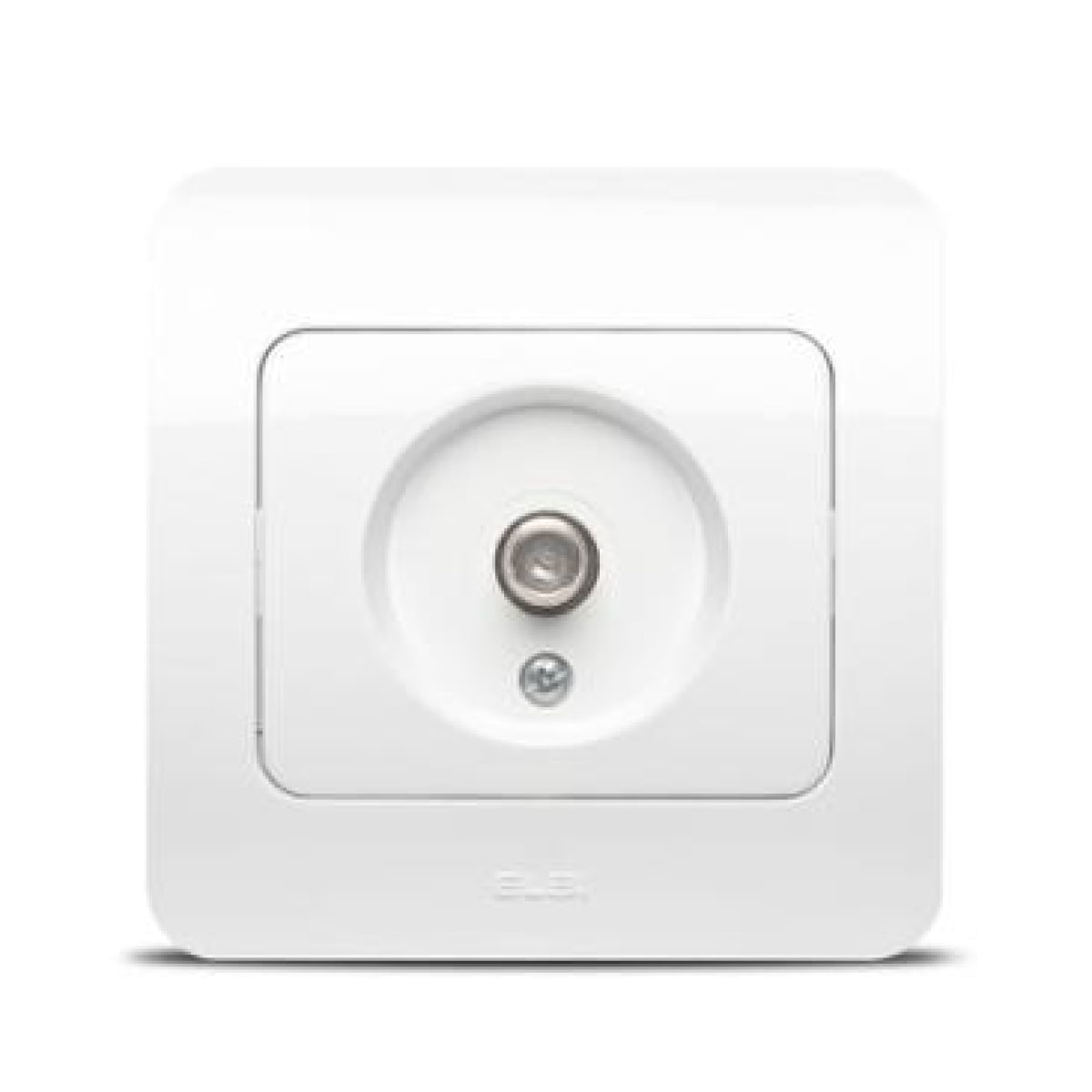 Priza TV, conector tip F, alb, Jazz, Elbi - imagine 2