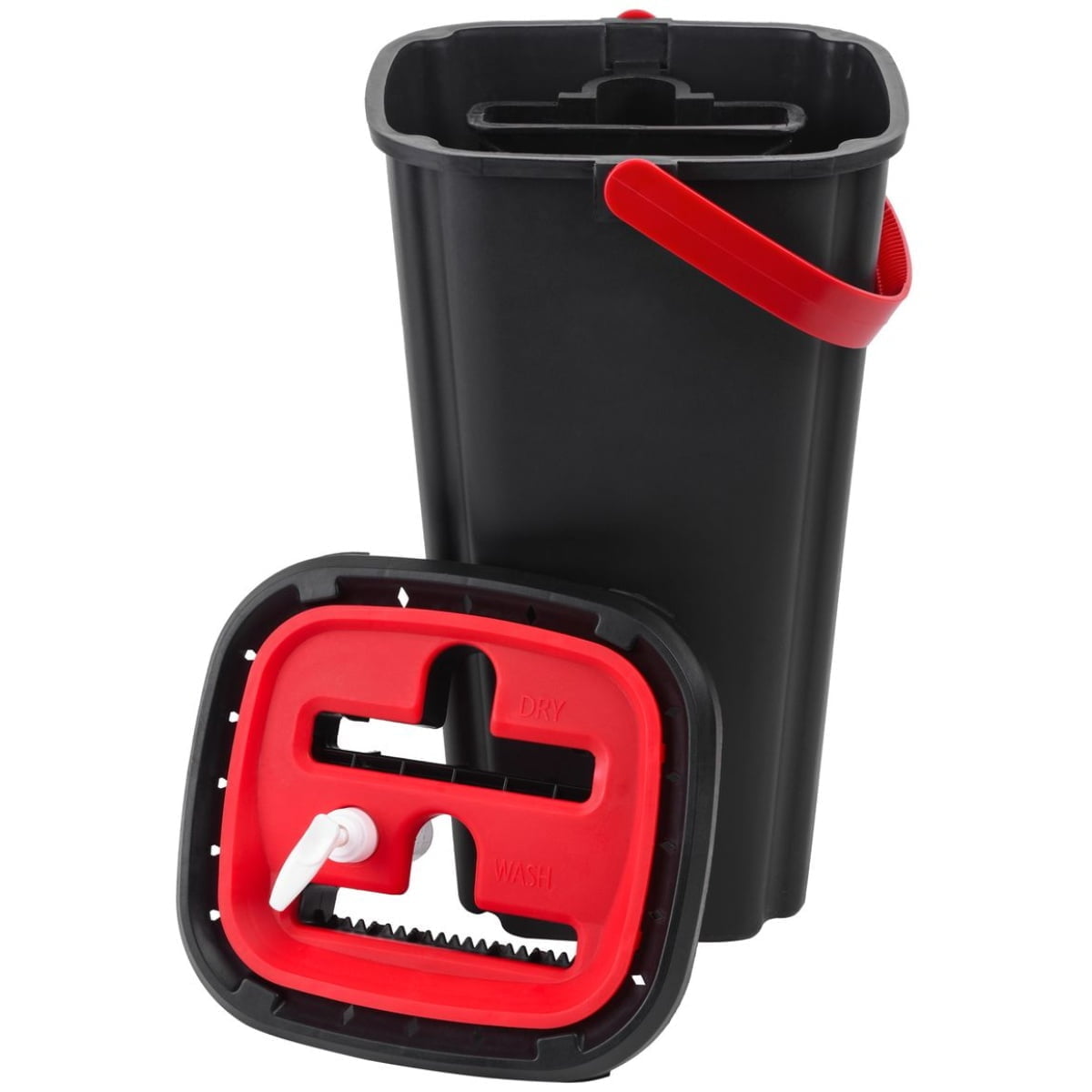 Set curatenie, mop plat + galeata 8 L, QuickShine MagicHome - imagine 3