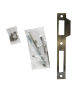 Broască revers pentru uși din lemn, 50 x 40 mm, încastrată, cu plăcuță frontală - imagine 2