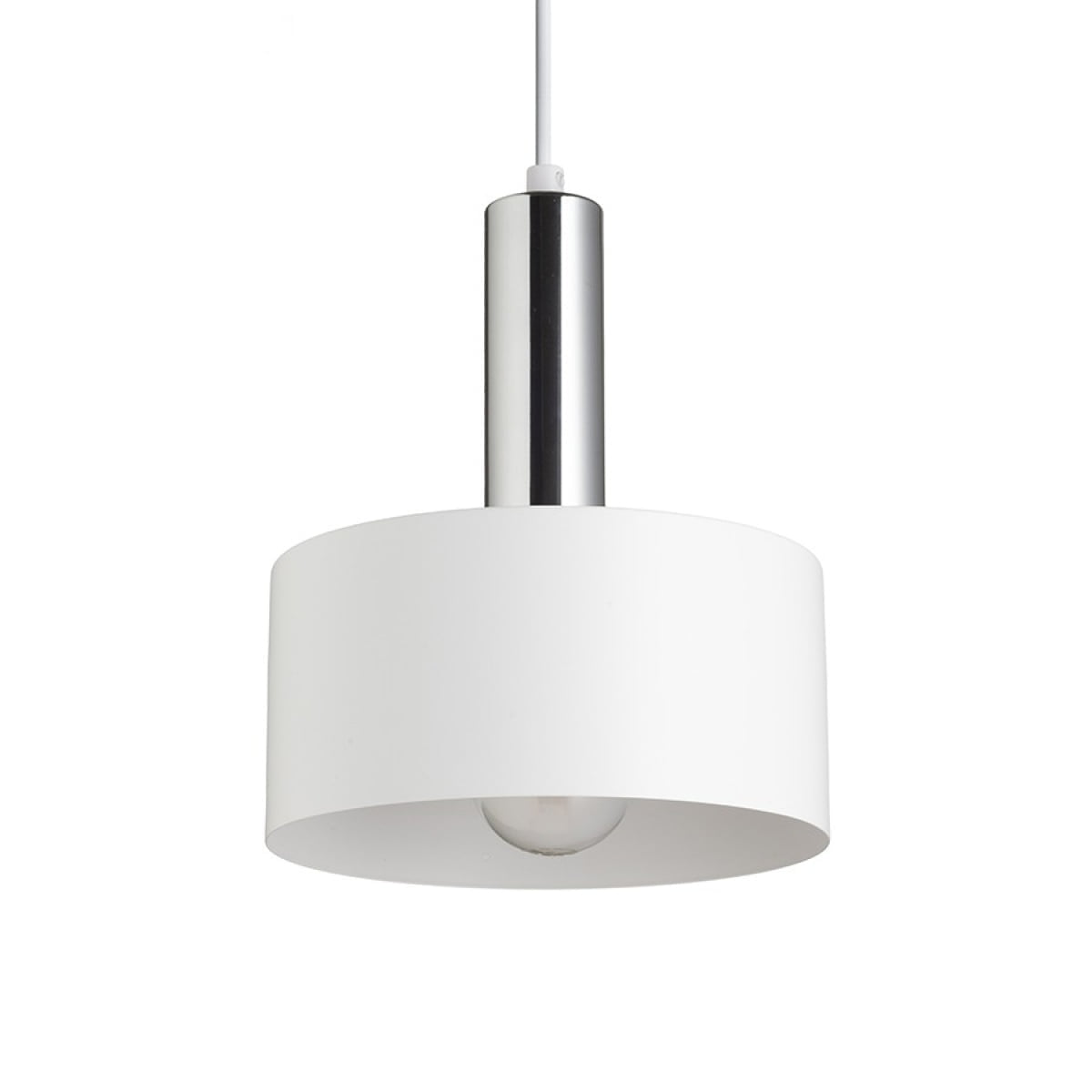 Lustra, suspendata, alb/ crom, 40W, 230V, E27, R13910, GIULIA 20, Rendl Light Studio - imagine 3
