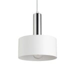 Lustra, suspendata, alb/ crom, 40W, 230V, E27, R13910, GIULIA 20, Rendl Light Studio - imagine 3