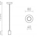 Lustra, suspendata, alama/ negru, 42 W, 230V, E27, R13891, ARAQ, Rendl Light Studio - imagine 3