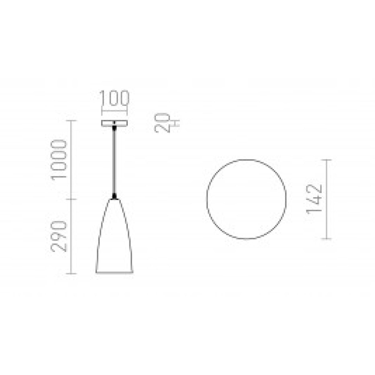 Lustra, suspendata, portocalie ceramic, 15 W, 230 V, E27, R13289, TUTTI, Rendl Light Studio - imagine 3