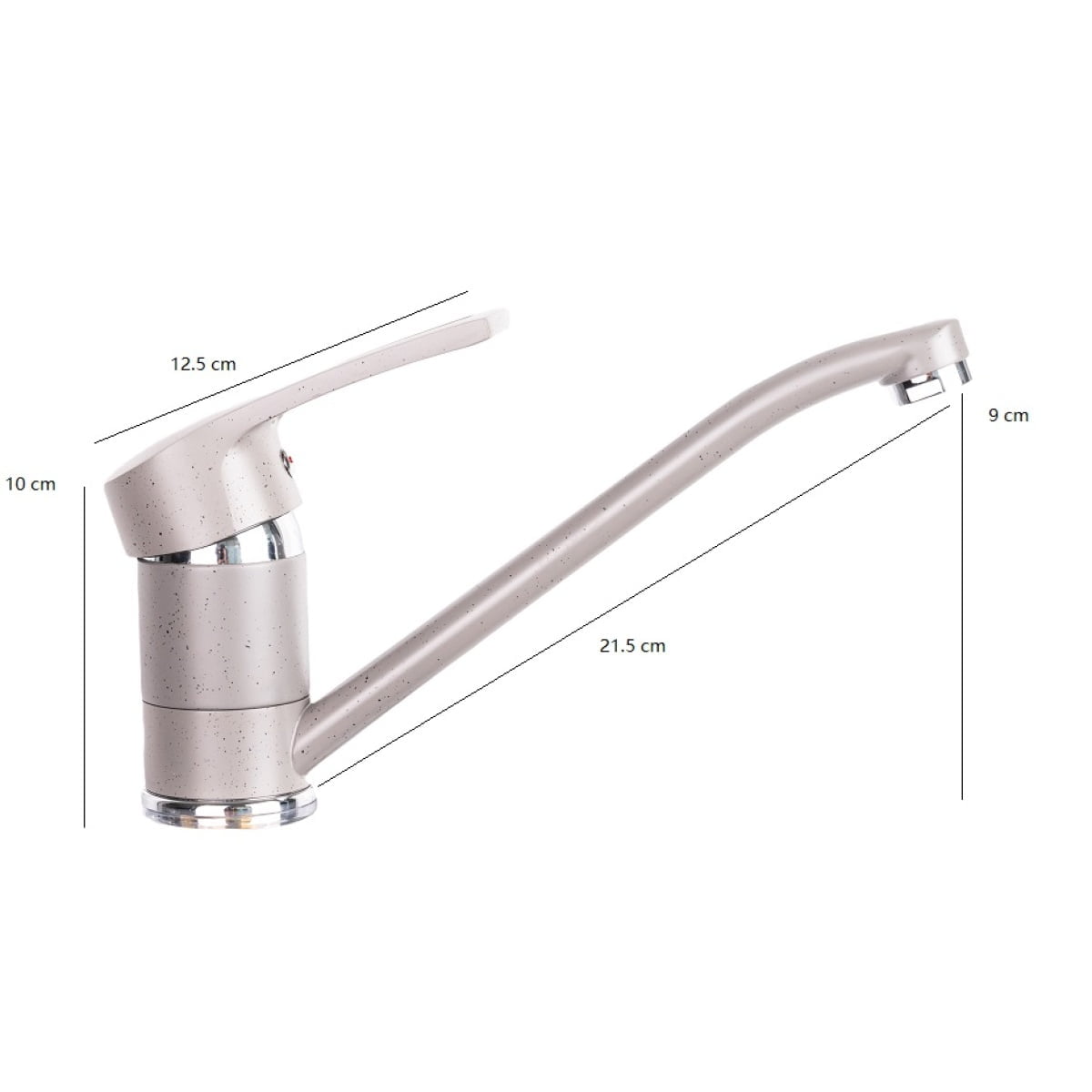 Baterie bucatarie, tip lebada, granit gri, TC-6GR - imagine 2