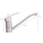 Baterie bucatarie, tip lebada, granit gri, TC-6GR - imagine 2