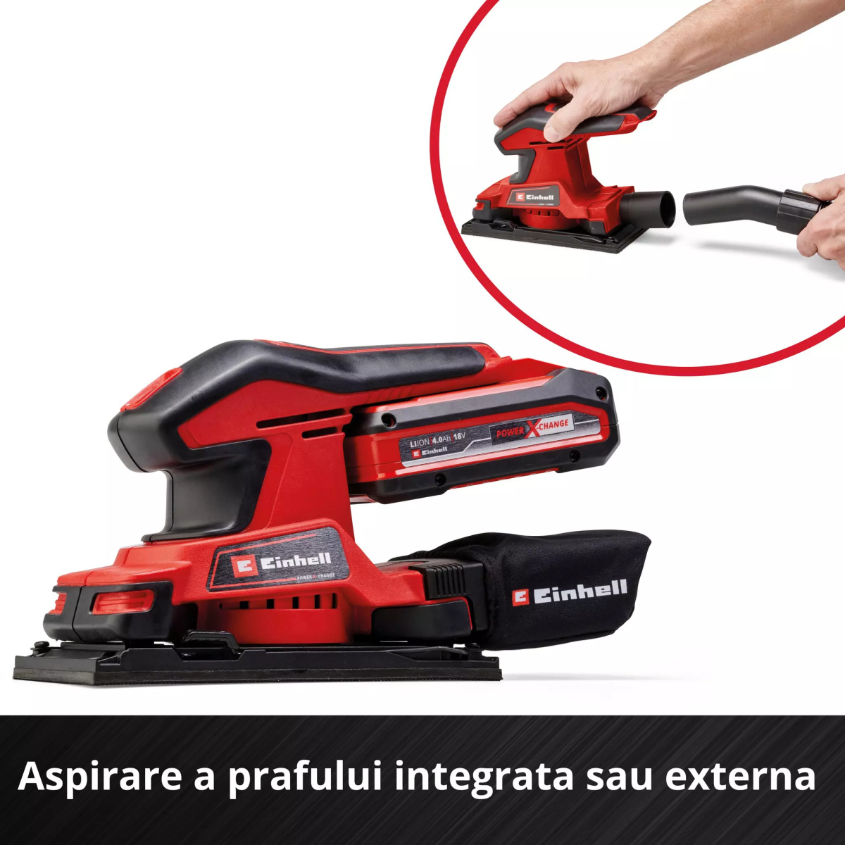 Slefuitor orbital, TC-OS 18/187 Li Solo, Einhell - imagine 9