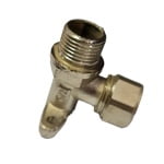 Cot pexal, perete, 16 mm x 1/2", filet exterior