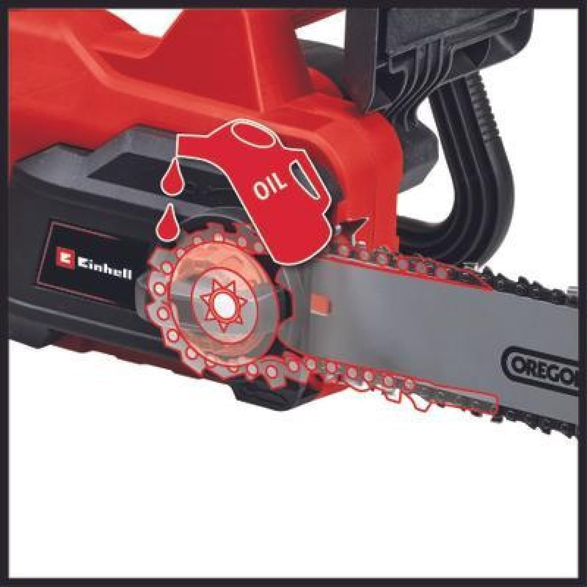Fierastrau cu lant, 2000 W, GC-EC 2040, Einhell - imagine 6