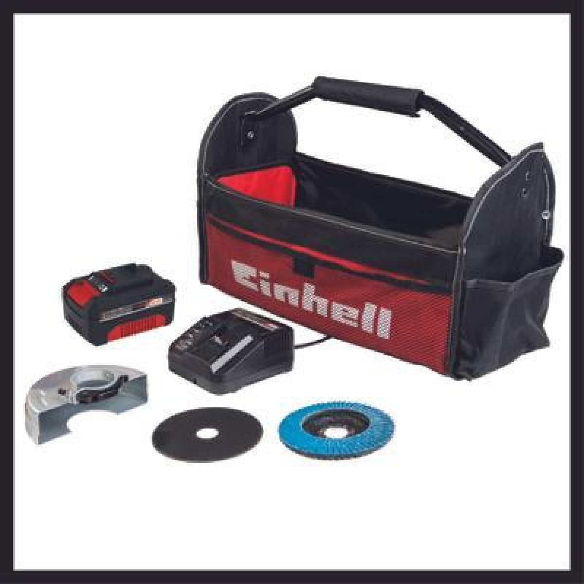 Polizor unghiular, fara fir, 115 mm, cu acumulator 1x4.0Ah, TE-AG 18/115 Li, Einhell - imagine 2