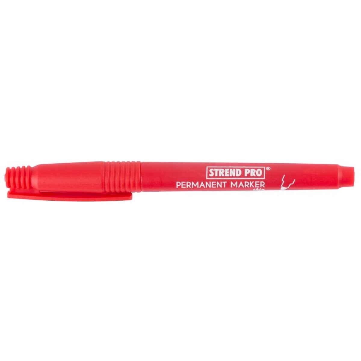 Marker permanent, rosu, 4.5 mm, Strend Pro - imagine 2